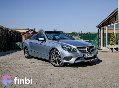 Mercedes-Benz E trieda Kabriolet 200, NA SPLÁTKY UŽ OD 399 €