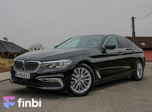 BMW 5 rad 530d, 195 kW, 2017, už od 412€/mesačne