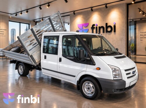 Ford Transit 2,2D- 92KW -7miest - 3stranný vyklápač