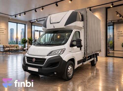 Fiat Ducato Maxi 2.3MultiJet MT6 177k Valník s plachtou