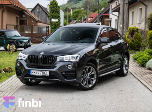 BMW X4 35d M Packet, Strešné okno, ACC, Harman Kardon, HUD, Ťažné