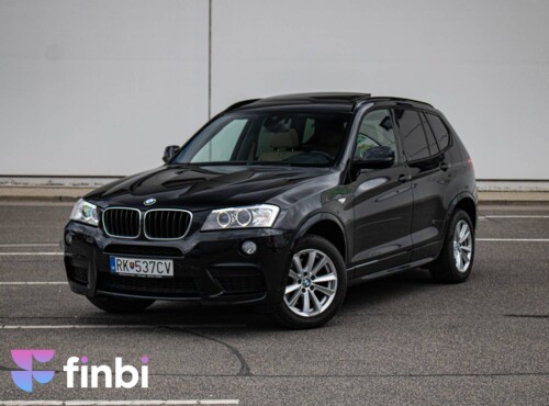 BMW X3 xDrive 20D 135kW A/T M packet, Kamera, Panorama, el. ťažné