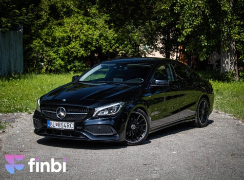 Mercedes-Benz CLA Kupé 180 AMG Line, Slovenské, Night package, Keylles, Apple car play, Kamera
