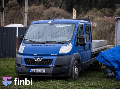 Peugeot Boxer 3.0 HDI Valník, L3H1 korba 3 metre, 7 miestne