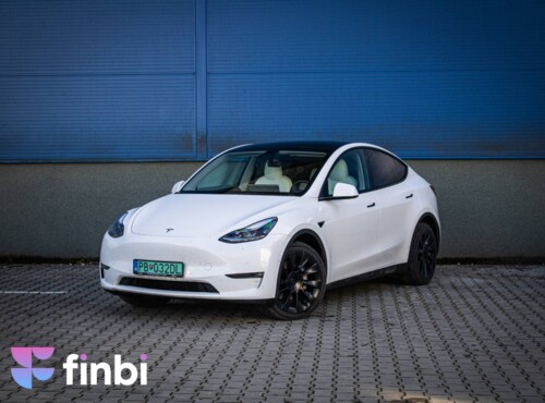 Tesla Model Y Long Range Dual Motor 82 kWh batéria, 1. majiteľ, tepelné čerpadlo, biely int.