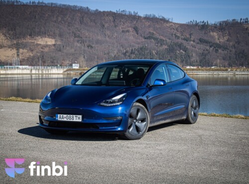 Tesla Model 3 Long Range, Premium Sound, Ťažné, Deep Blue Met, po servise, DPH