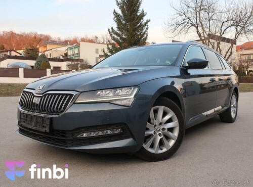 Škoda Superb combi 2021 2.0TDi 110kW, DSG, šedý, odpočet DPH