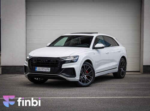 Audi Q8 50 TDI Sline, Pano, Webasto, Soft-close, R22, odpočet, posúvne zadné sedadlá