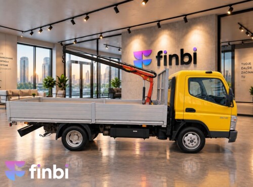 Mitsubishi Fuso canter 3C13  3,0D 92KW  Hydraulická ruka