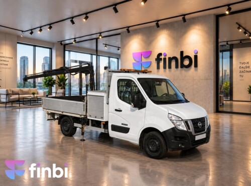 Nissan NV400 Hydraulická ruka HIAB 013T