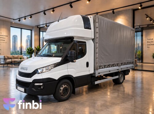 Iveco Daily 35 S 180, 132kW M6, 2Dv. BA Valník s Plachtou N1