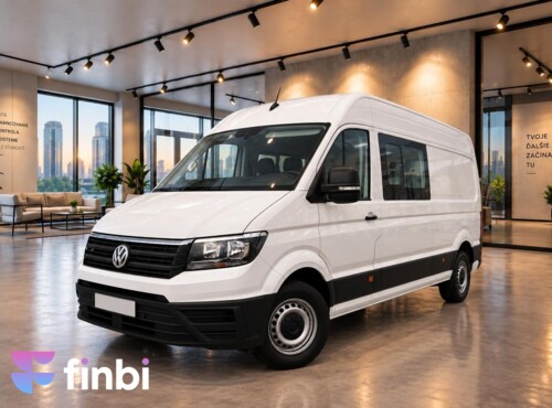 Volkswagen Crafter !!! 4x4 !!! L5H3 2,0 TDi 103kW M6 + 6 miest na sedenie, Klíma