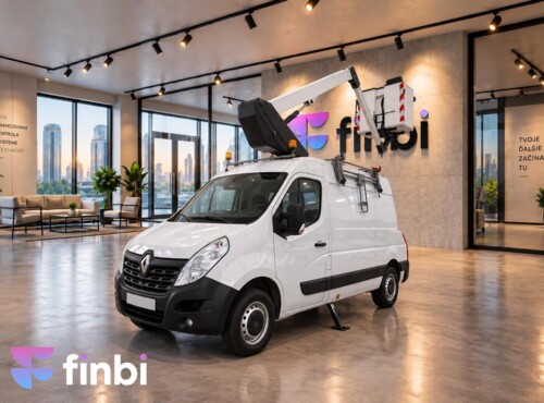 Renault Master Plošina/Podvozok 2.3DCI Pracovná plošina pre 2- miestny kôš (200KG) L2H2