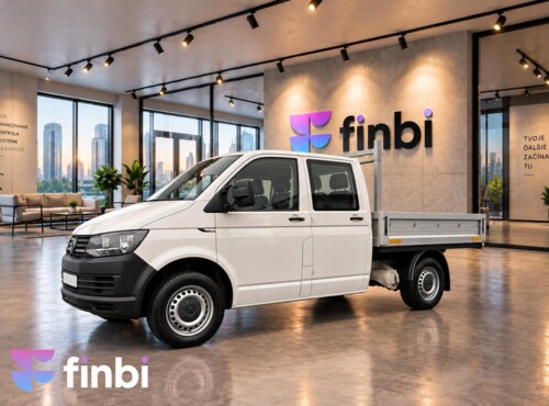Volkswagen T6 Transporter 2,0 TDi valník 6-miest