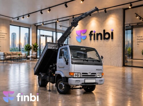 Nissan Cabstar trojstranný vykápač s rukou